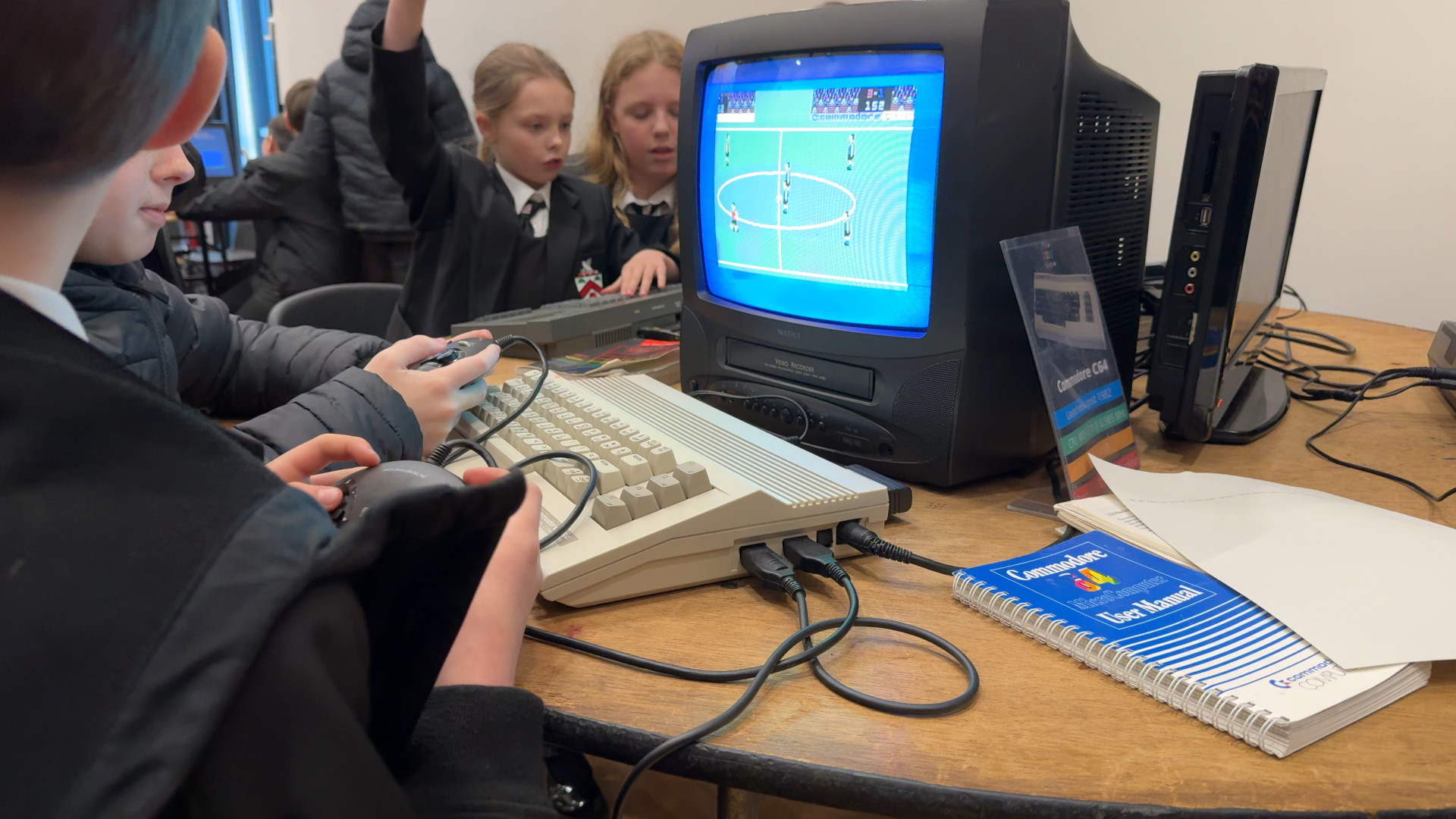 FC25? Football on the Commodore 64 was a hit with students.