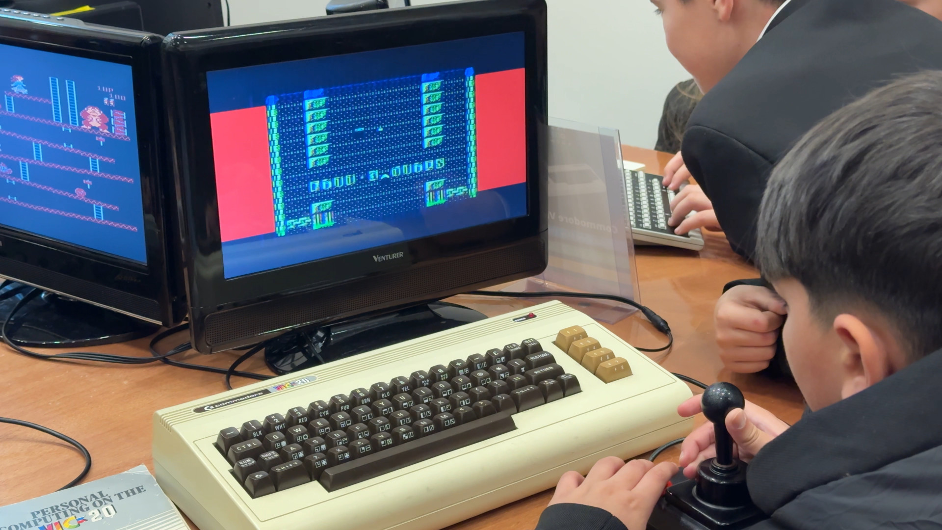 Gaming on the Commodore Vic 20.