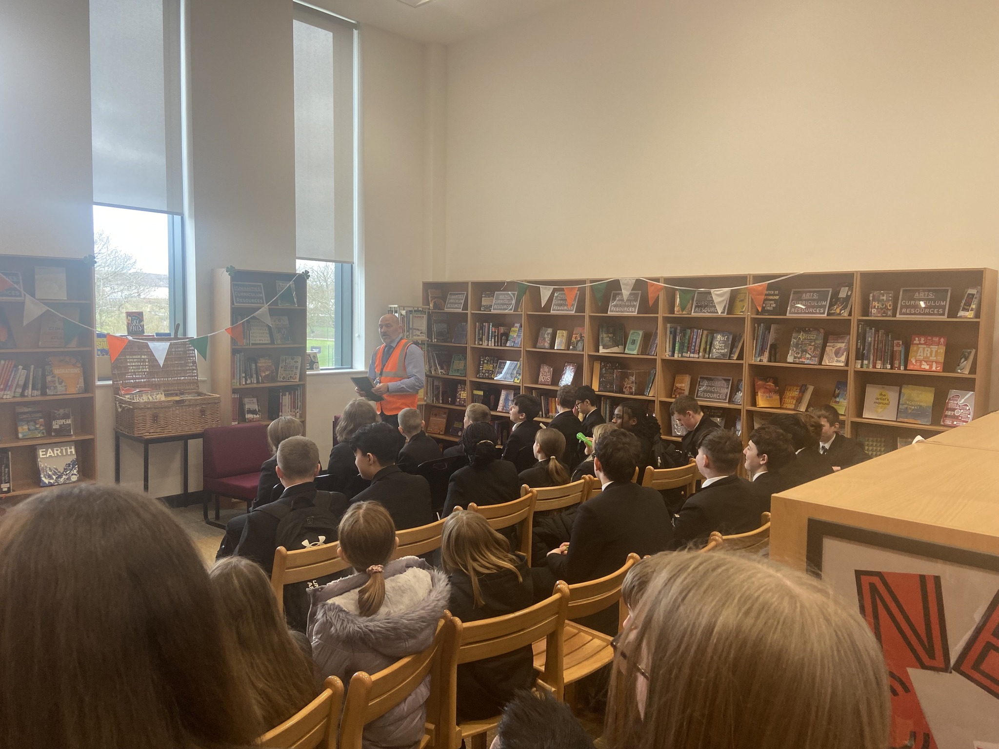 Our Library hosted a St Patrick's Day event.