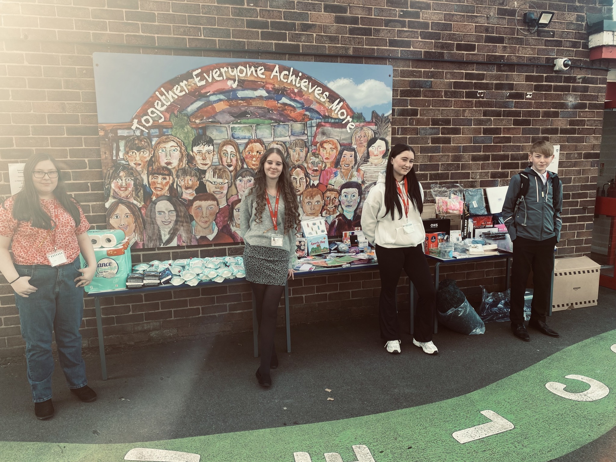 Work Experience students at Sacred Heart RC Primary School.