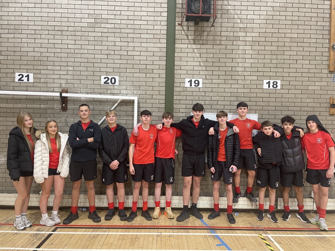 This week: The KS4 badminton team competed in the Wigan Schools Championships.