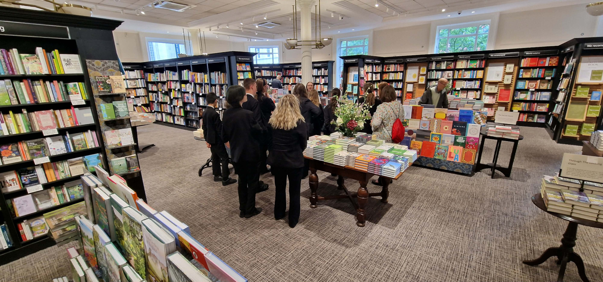 This week: A group of students took part in a librarian trip and visited John Rylands Library on Thursday. A great time was had by all.
