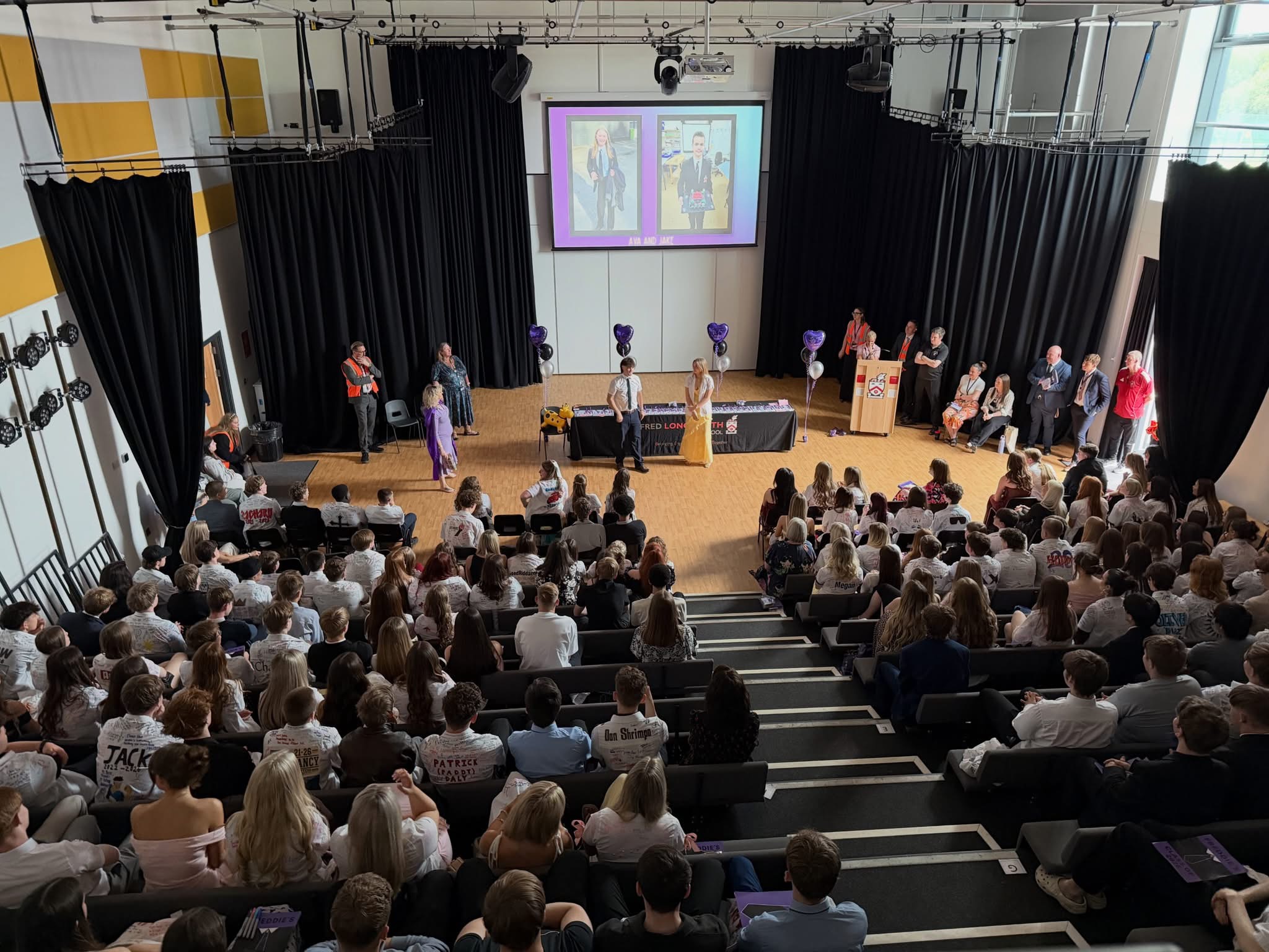 This week: We said goodbye to our Year 11 students at the leavers’ assembly.  This is always a wonderful and incredibly emotional event which marks the end of a five-year journey.