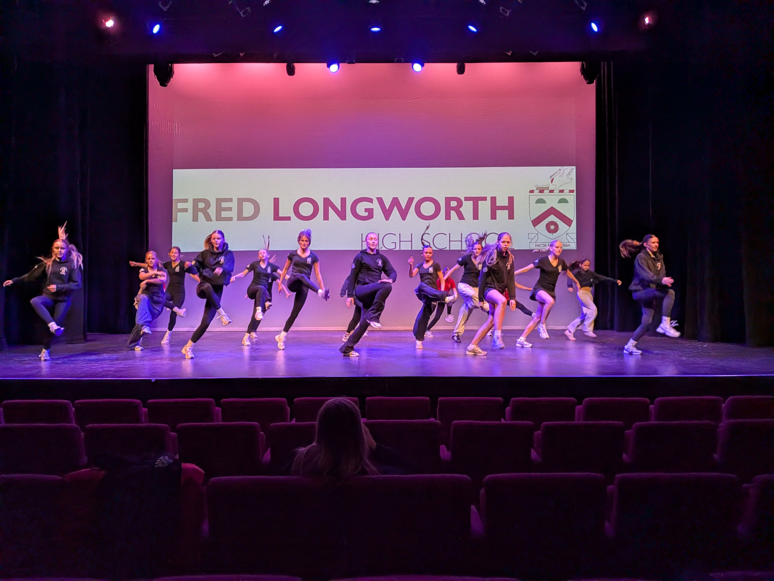 This week: On Wednesday night, 19 students from Years 7–10 performed at the Lowry as part of the Salford Dance Explosion.