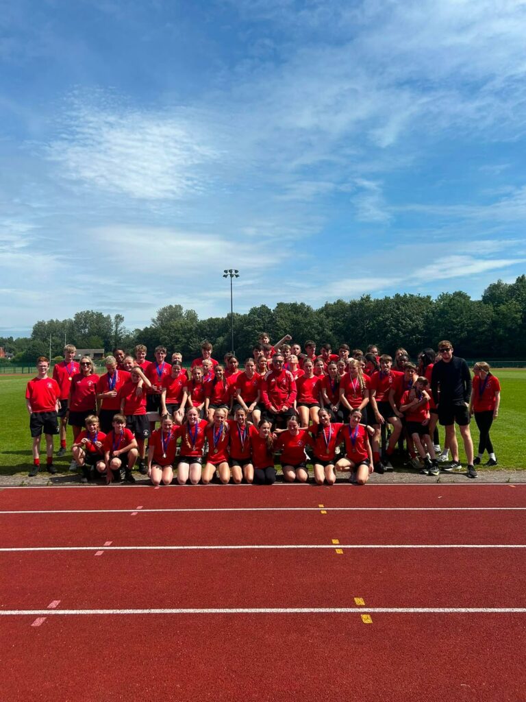 This week: Our athletics team produced an outstanding performance at the Wigan Schools Athletics Championships this week, returning with an incredible number of individual gold medals.