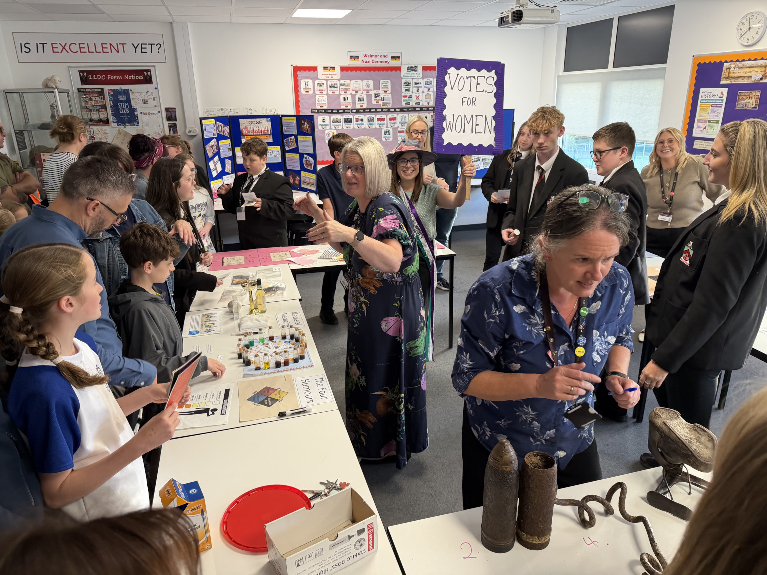 This week: On Wednesday we welcomed visitors into school for our Open Evening.