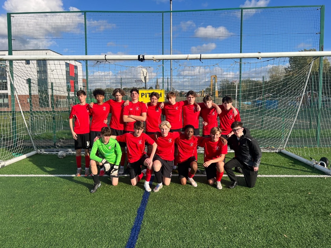 This week: The Year 11 Boys Football Team were also in County Cup action as they faced St Peter’s of Wigan.