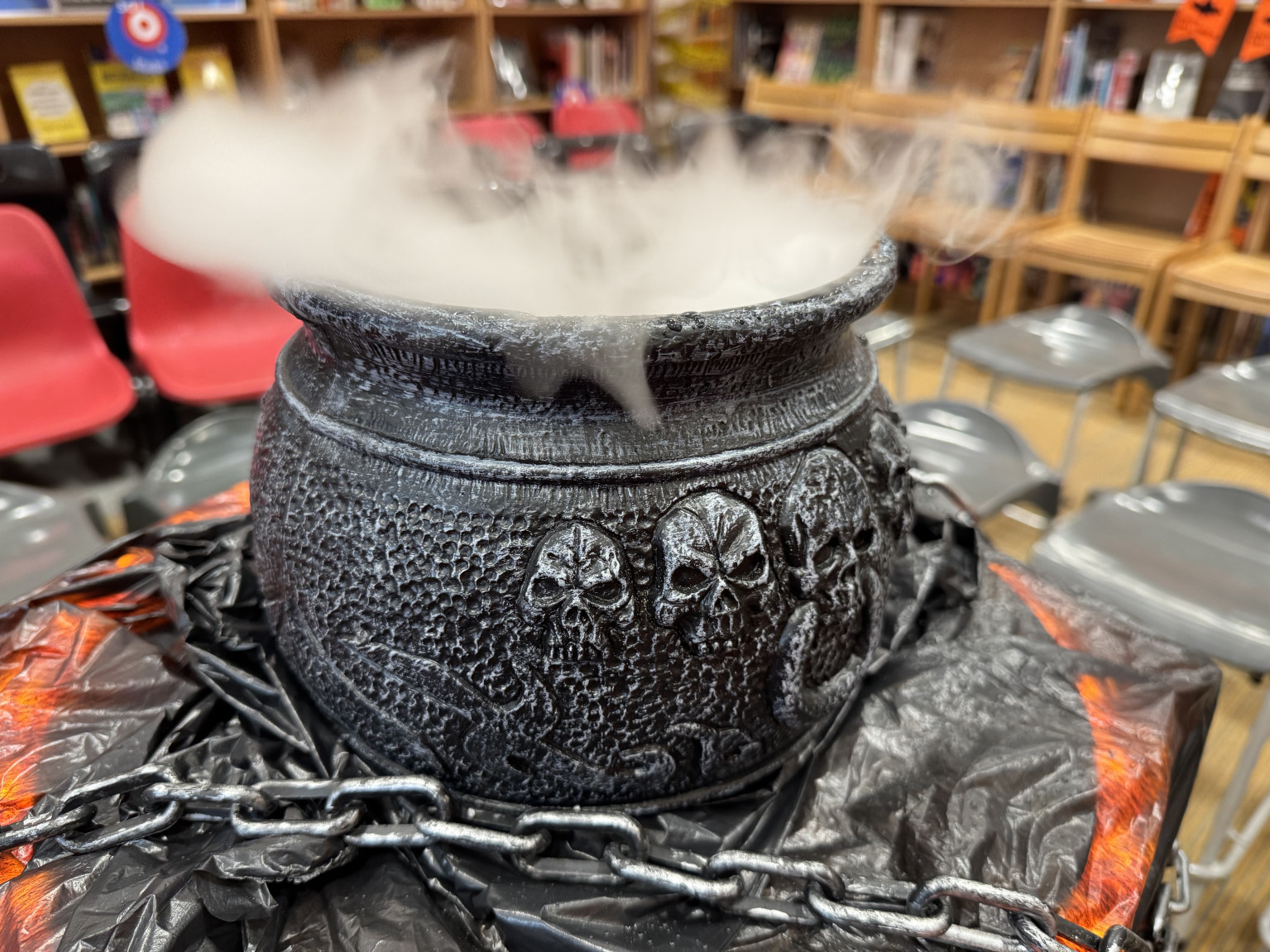 This week: On Friday the library held a Halloween event.