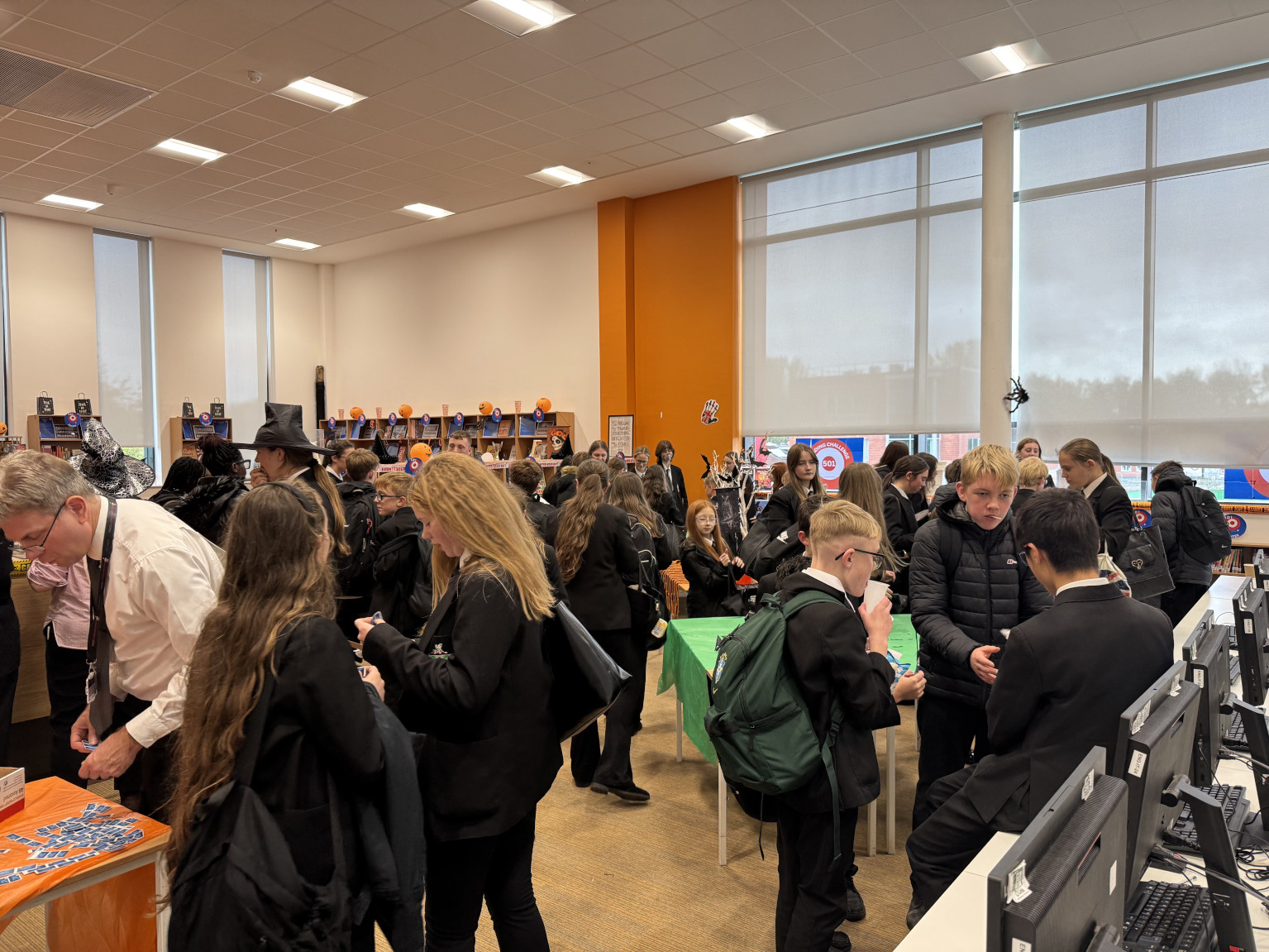 This week: On Friday the library held a Halloween event.